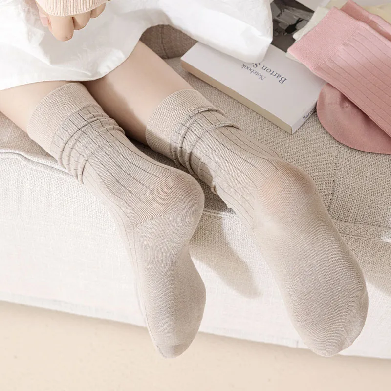 AUGUST Mid Calf Socks Women's 4 Pack-2