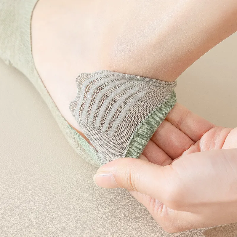 AUGUST No Show Socks Women's 5 Pack-4