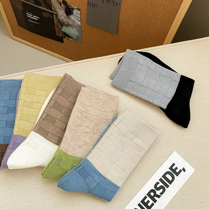 AUGUST Mid Calf Socks Women's 4 Pack-3