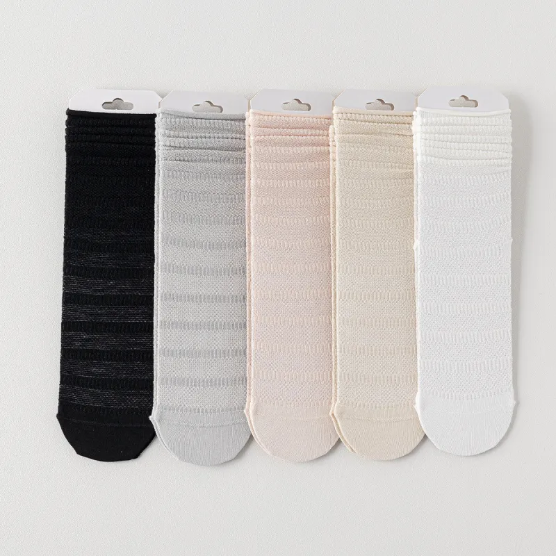 AUGUST Mid Calf Socks Women's 5 Pack-5