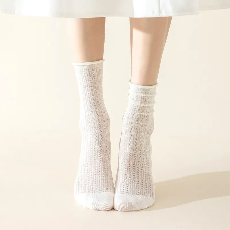 AUGUST Mid Calf Socks Women's 5 Pack-2