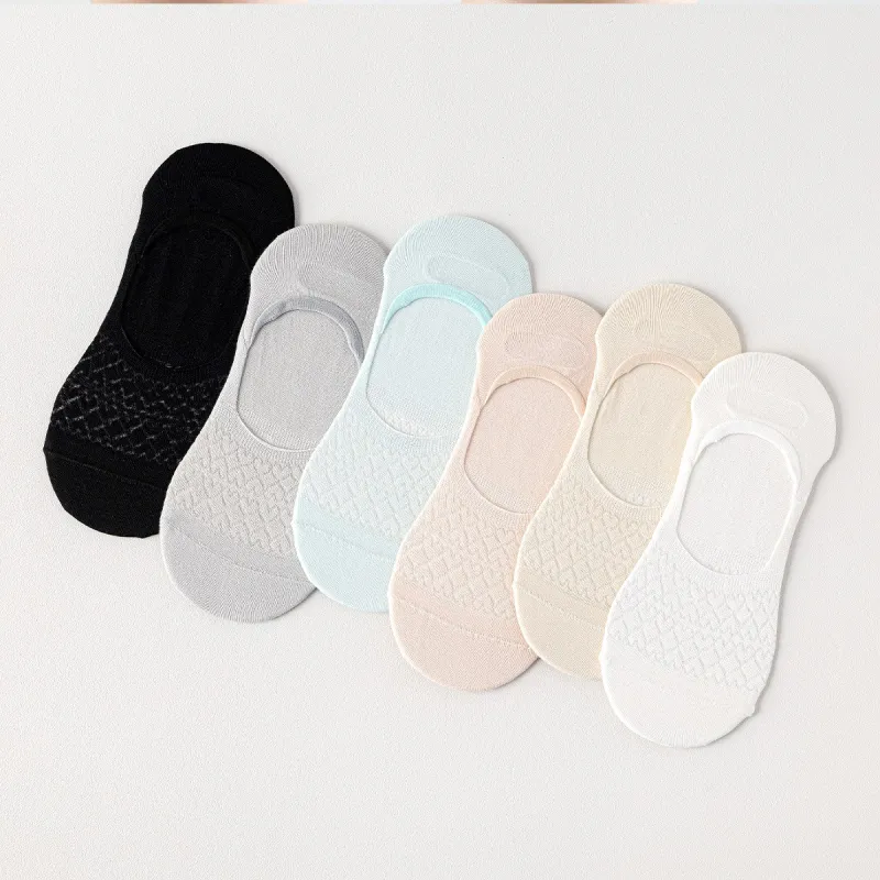 AUGUST No Show Socks Women's 4 Pack-5