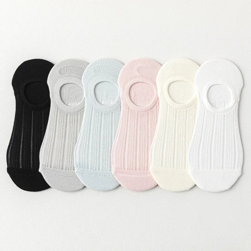 AUGUST No Show Socks Women's 4 Pack-5