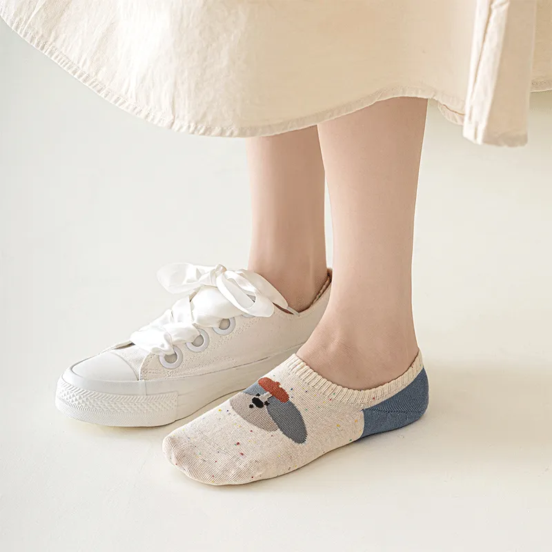 AUGUST No Show Socks Women's 4 Pack-8