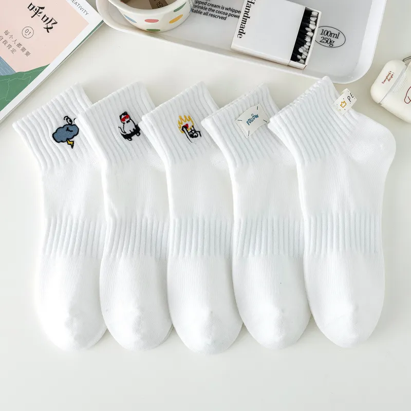 AUGUST Ankle Socks Women's 5 Pack-2