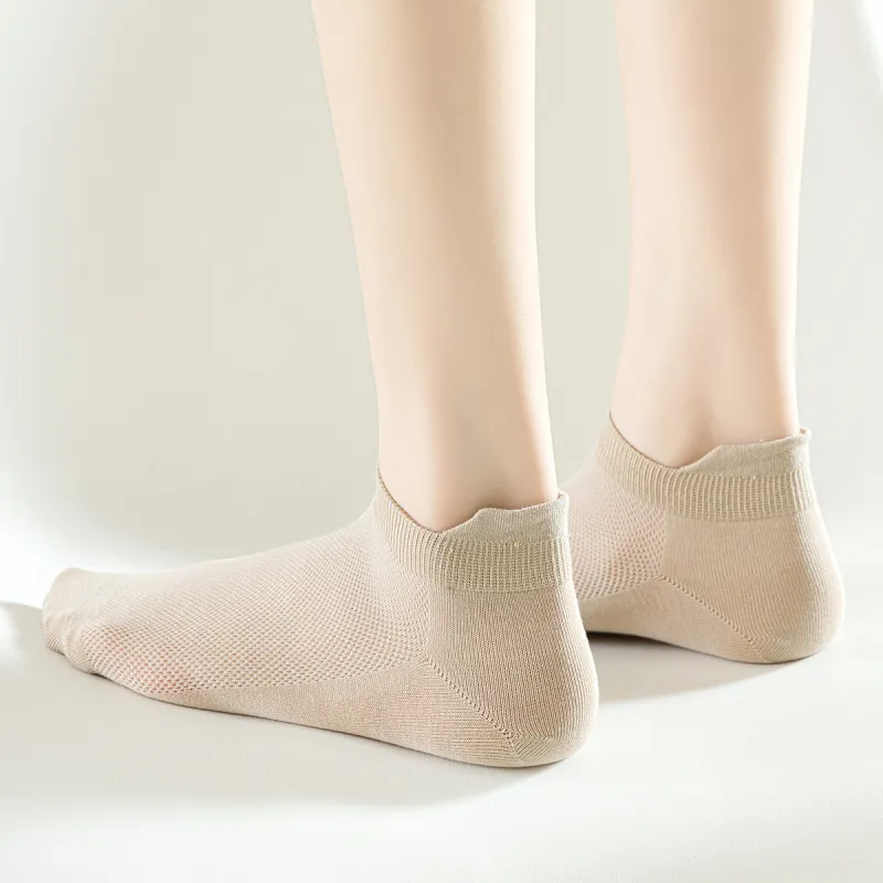 AUGUST Summer No Show Socks Women's 5 Pack-2