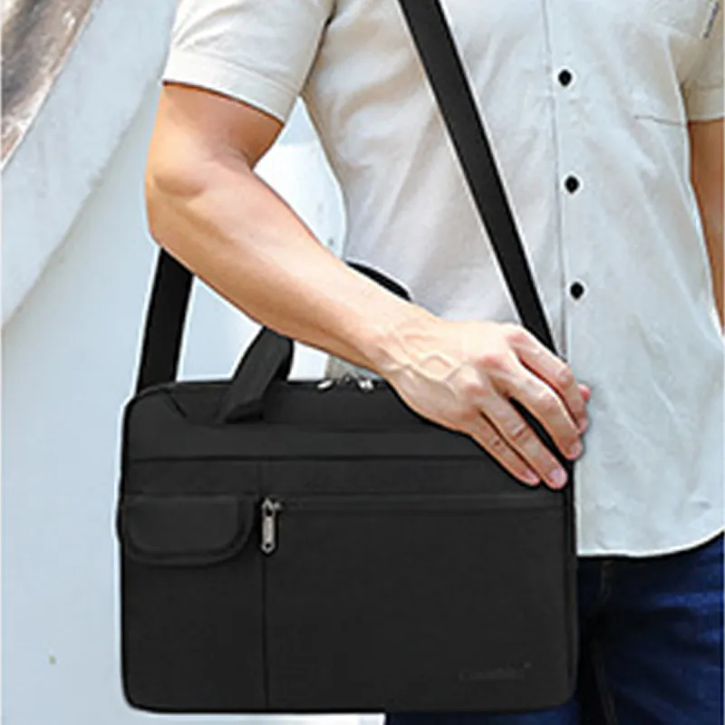 COOLBELL Polyester Bag Insert, Crossbody Handbag, Shoulder Bag, Briefcase Regular Men's Black-3