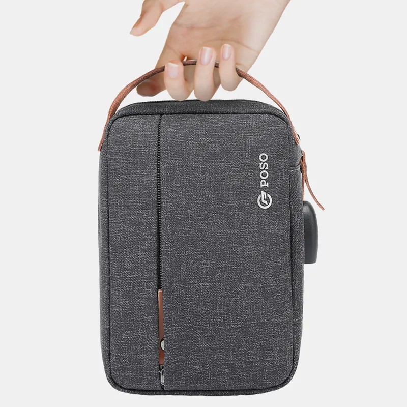 COOLBELL Polyester Storage Bag Men's Light Gray-6