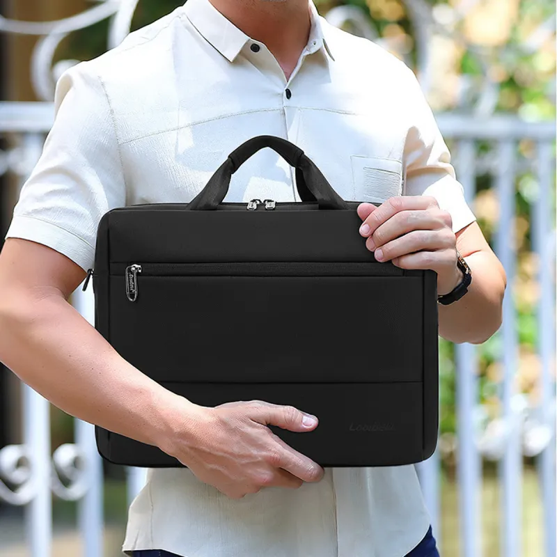 COOLBELL Polyester Business Handbag Regular Men's Black-3