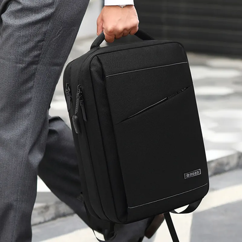 COOLBELL Polyester Backpack Regular Men's Black-4