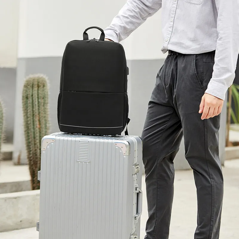 COOLBELL Polyester Travel Bag Laptop Bag Regular Men's Black-3