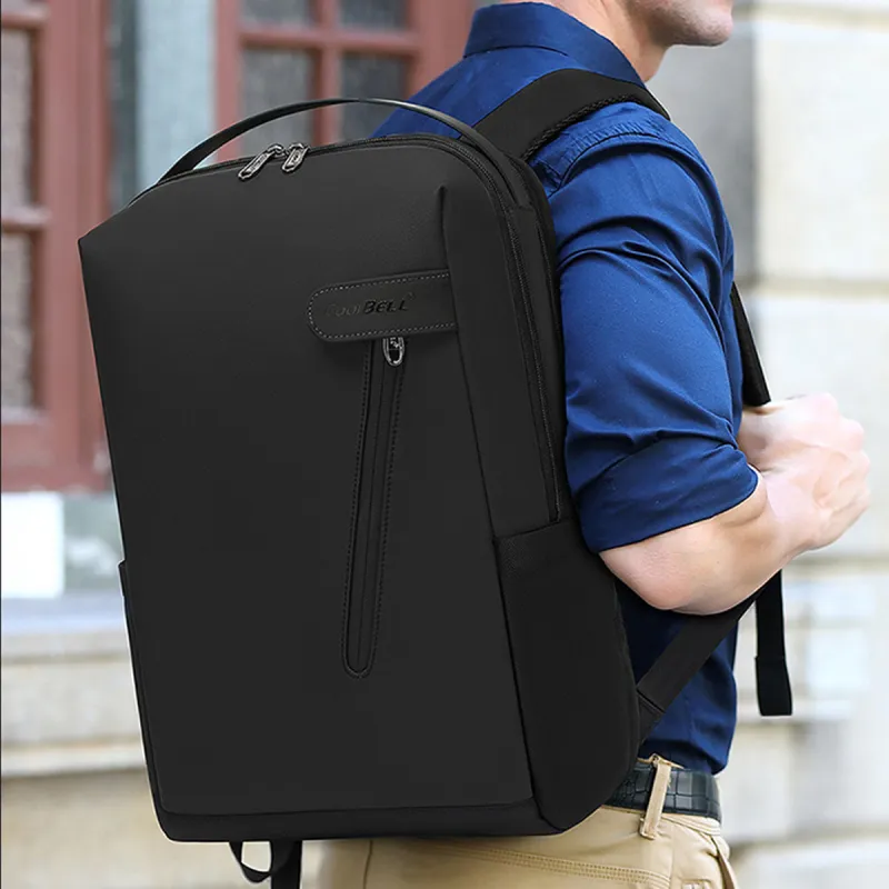 COOLBELL Polyester Laptop Backpack Regular Men's Black-4