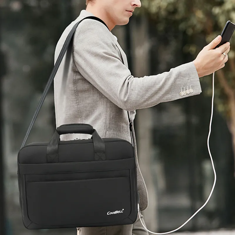 COOLBELL Laptop Bags Black-4