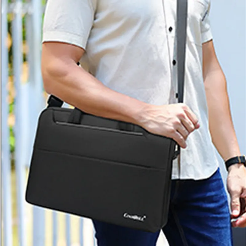 COOLBELL Polyester Briefcase, Shoulder Bag Regular Men's Black-4