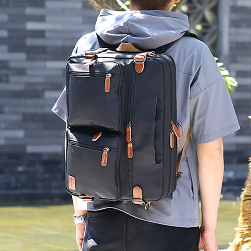 COOLBELL Polyester Backpack Men's Black-3