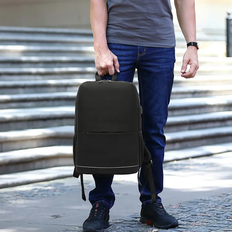 COOLBELL Polyester Travel Bag Laptop Bag Regular Men's Black-2