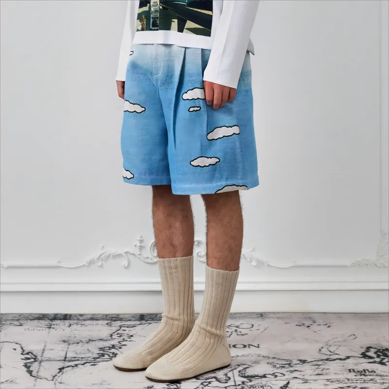 BIRTH OF ROYAL CHILD SS24 Shorts Unisex Blue-3