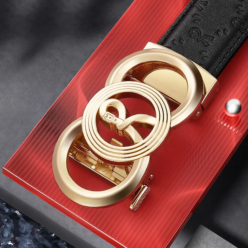 ROBERTA DI CAMERINO Cow Leather Belt Men's 3.45cm-3
