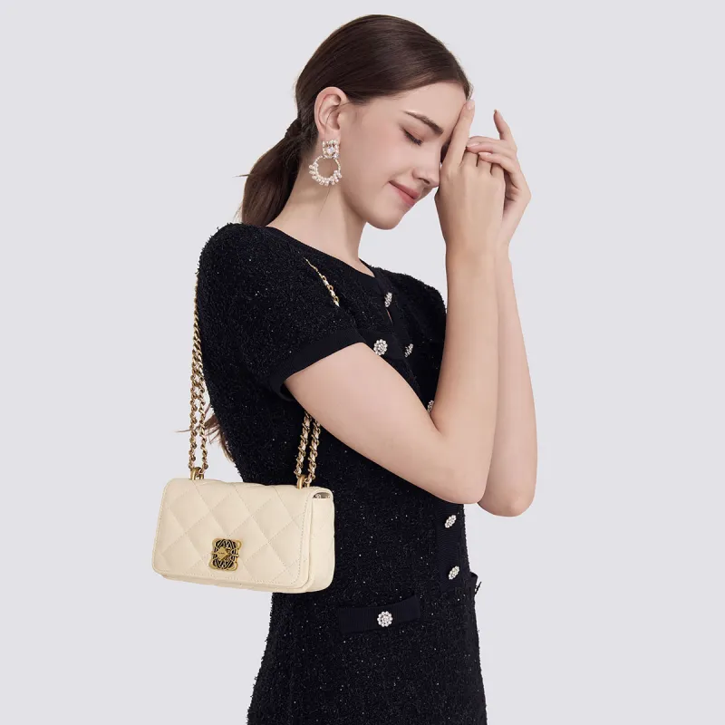 PIERRE CARDIN Top Grain Cow Leather Shoulder Bag, Crossbody Bag Regular Women's Multicolor-4