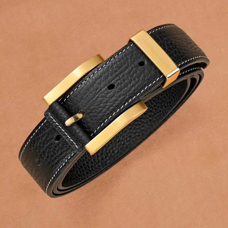 ROBERTA DI CAMERINO Cow Leather Belts Men's 3.4cm-3