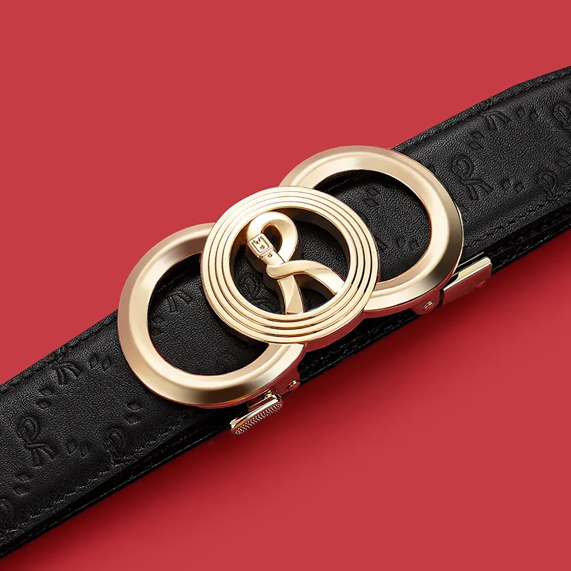 ROBERTA DI CAMERINO Cow Leather Belt Men's 3.45cm-4