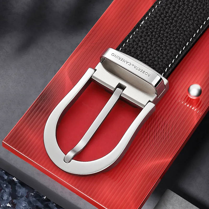ROBERTA DI CAMERINO Cow Leather Belts Men's 3.45cm-4