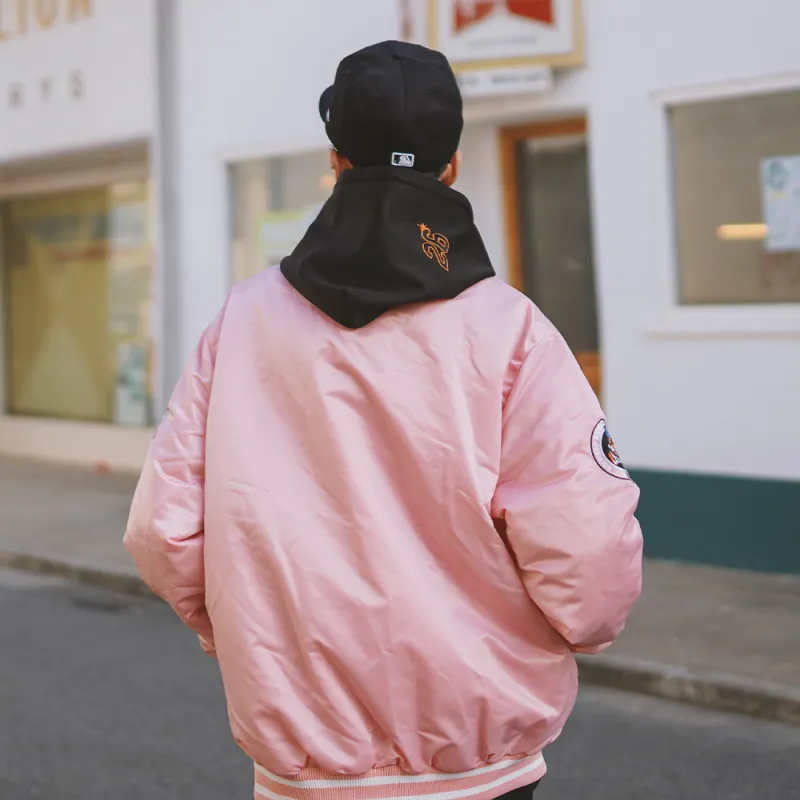 Holycrap Jackets Men Leather Pink-2