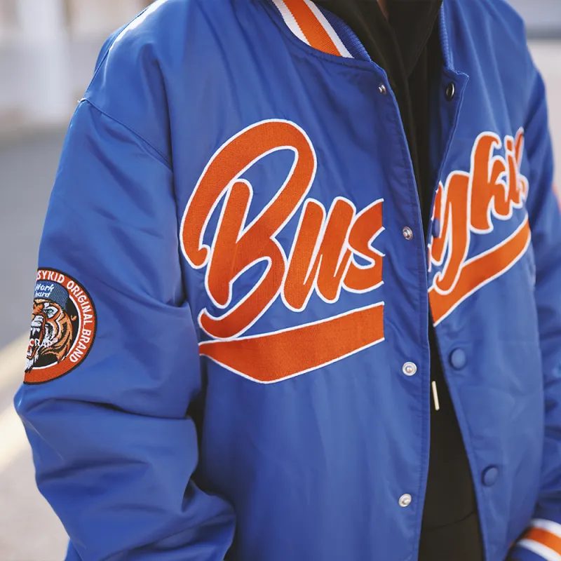 Holycrap Baseball Jacket Men's Royal Blue-3