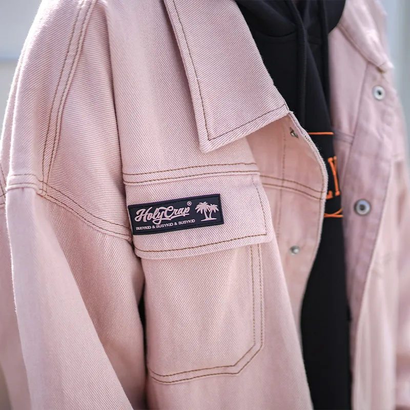Holycrap Jackets Unisex Dark Pink-2