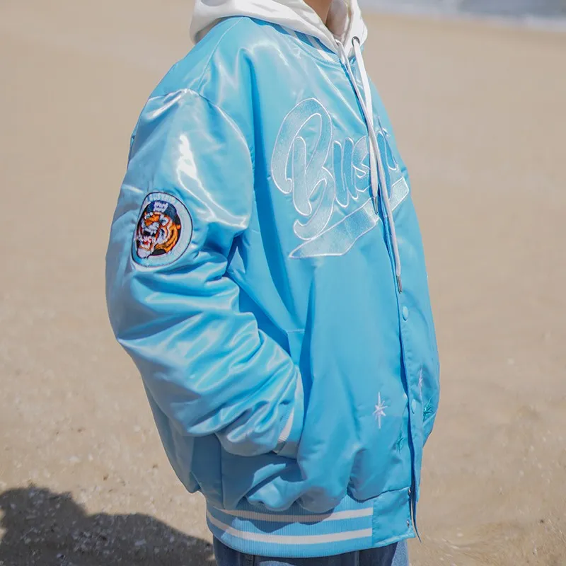 Holycrap Baseball Jerseys Unisex Sky Blue-3