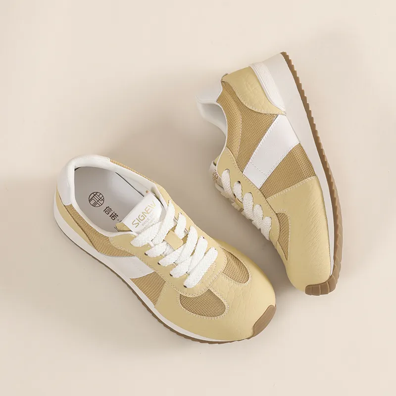 Cigna Low Top Casual Shoes Women's Lemon-6
