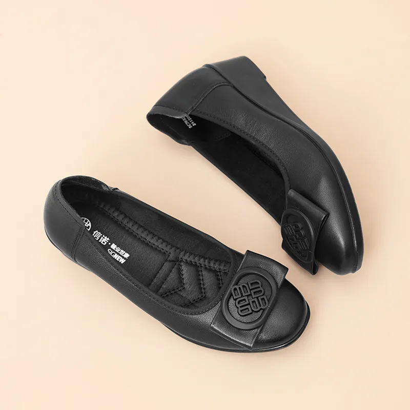 Cigna Wedge Heel High Heels Women's Black-4