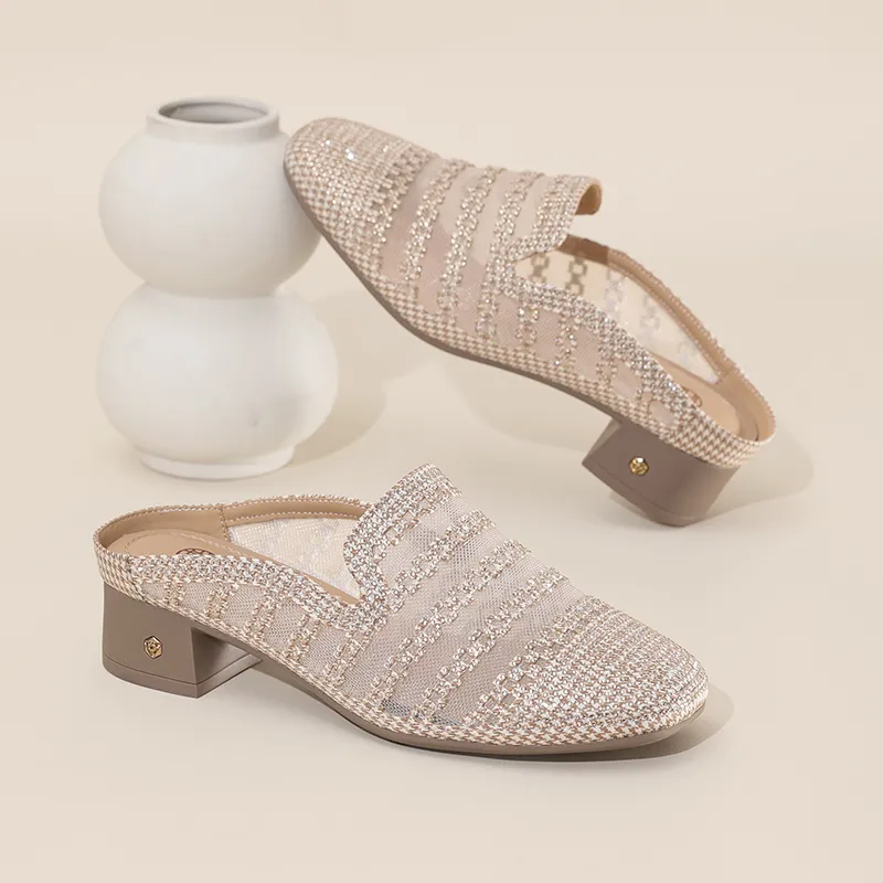 Cigna Rubber Sole Quiet Closed Toe Slippers Women's-7
