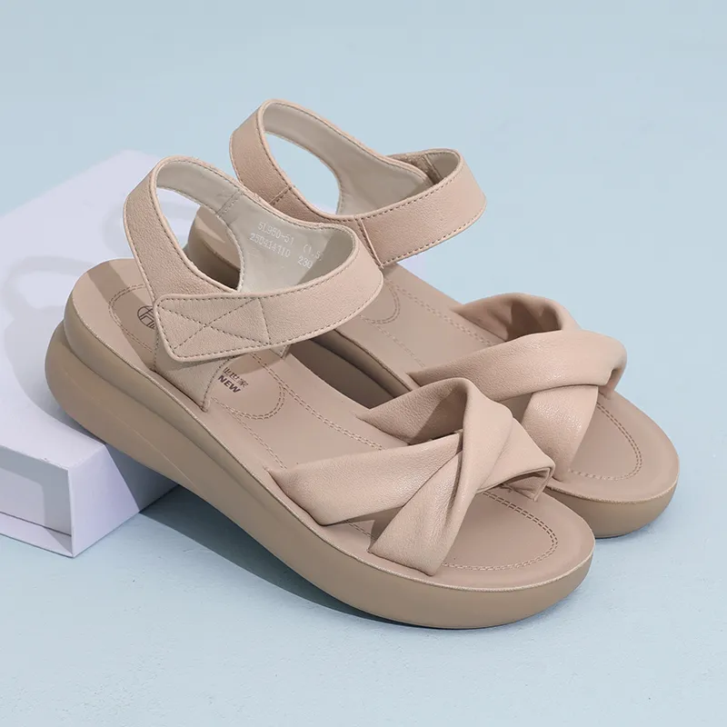 Cigna Beach Sandals Women's Apricot/Ecru-3