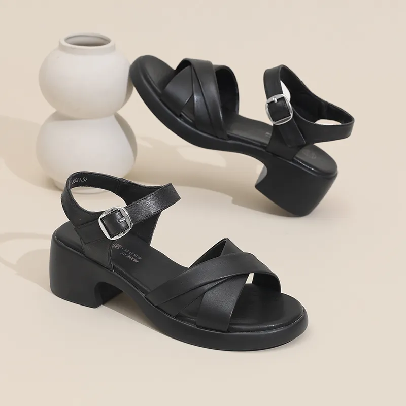 Cigna One Strap Sandals 5.2cm Women's-5