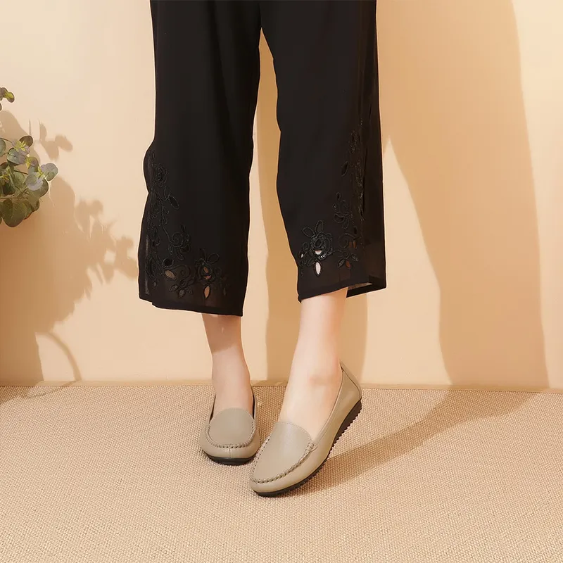 Cigna Gommino Loafers Women's Orange/Burgundy/Blue/Gray/White/Black-13