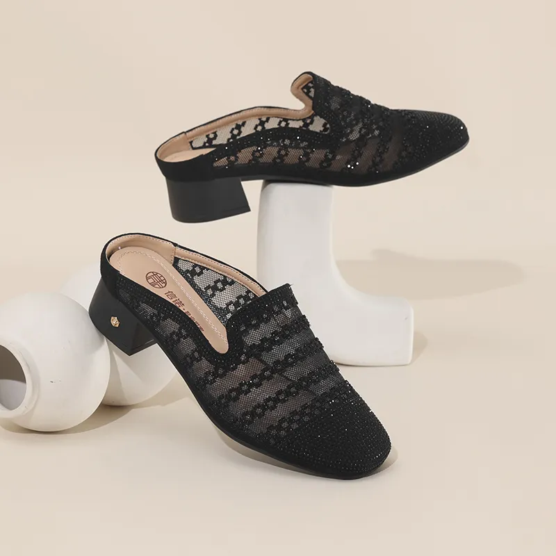 Cigna Rubber Sole Quiet Closed Toe Slippers Women's-3