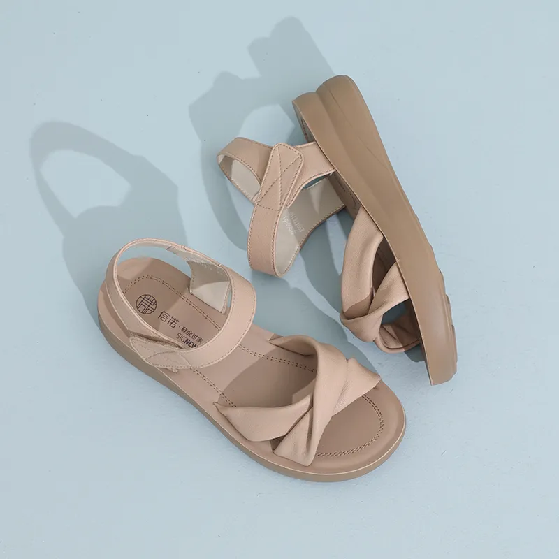 Cigna Beach Sandals Women's Apricot/Ecru-4