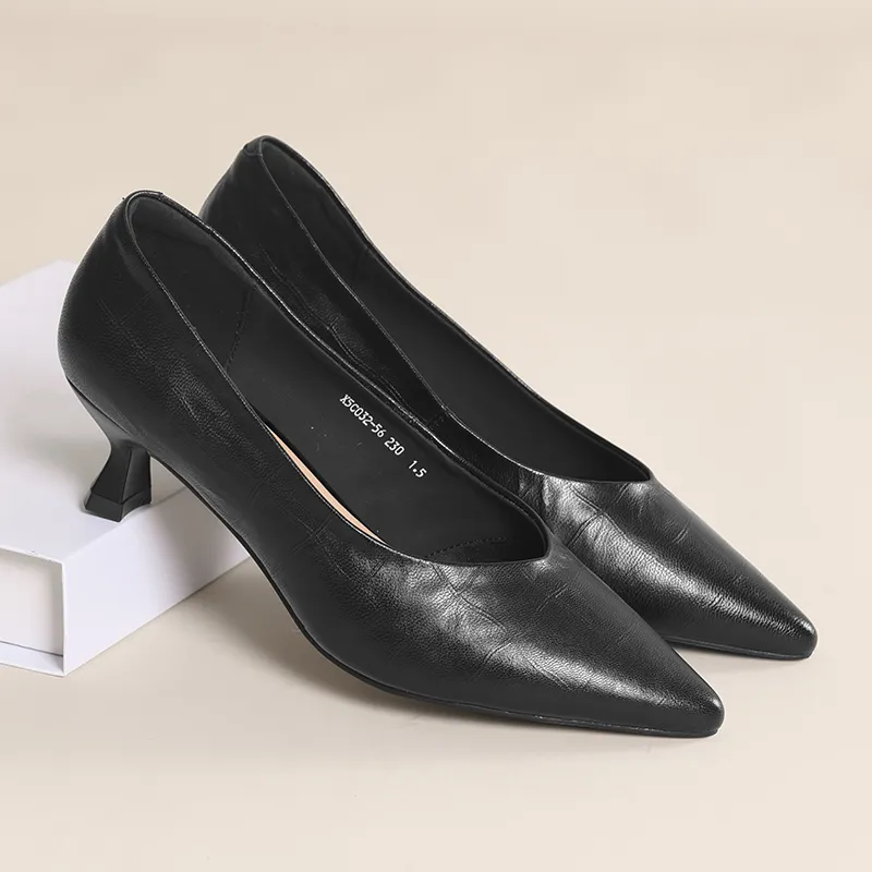 Cigna High Heels Women's Black/Khaki-2