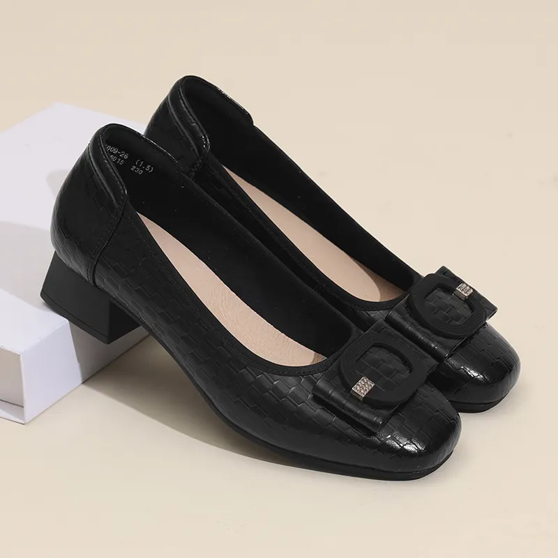 Cigna Chunky Heel High Heels Women's-4