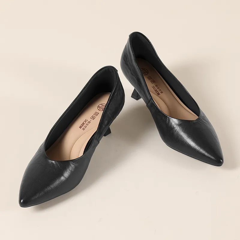 Cigna High Heels Women's Black/Khaki-5