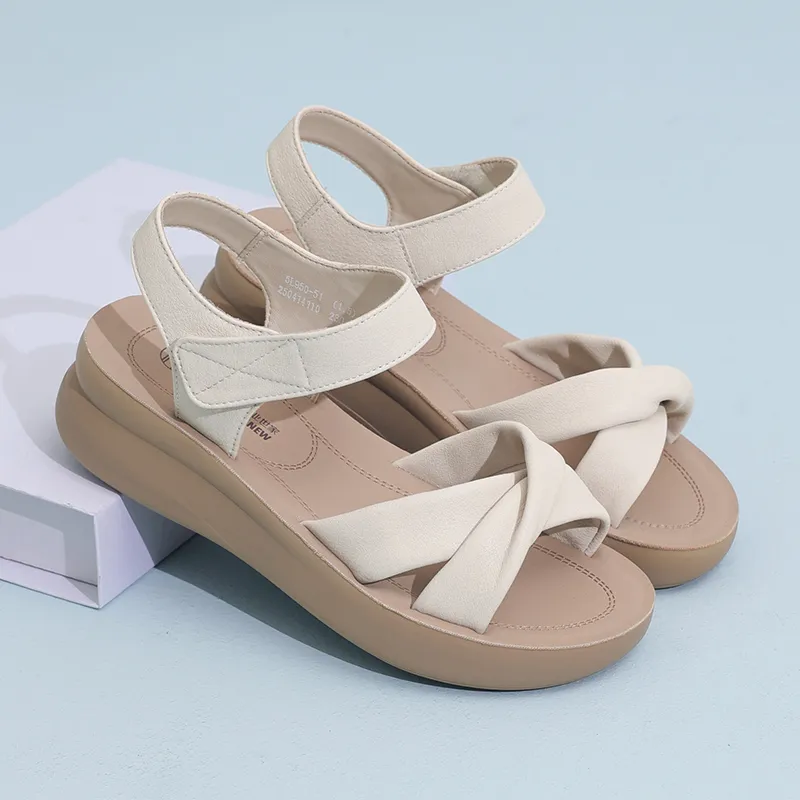 Cigna Beach Sandals Women's Apricot/Ecru-7