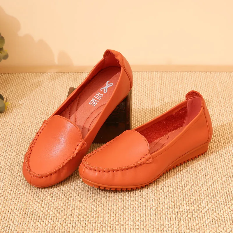 Cigna Gommino Loafers Women's Orange/Burgundy/Blue/Gray/White/Black-3