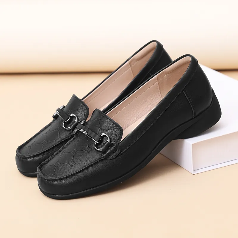 Cigna Loafers Women's Black/Ecru-5