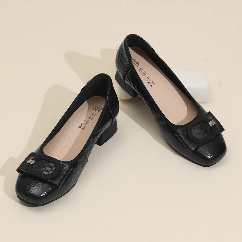 Cigna Chunky Heel High Heels Women's-2