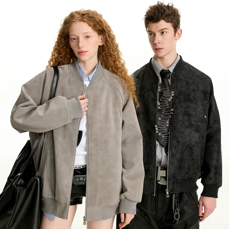PRESSURE Leather Jackets Unisex-13