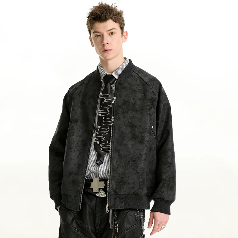 PRESSURE Leather Jackets Unisex-17