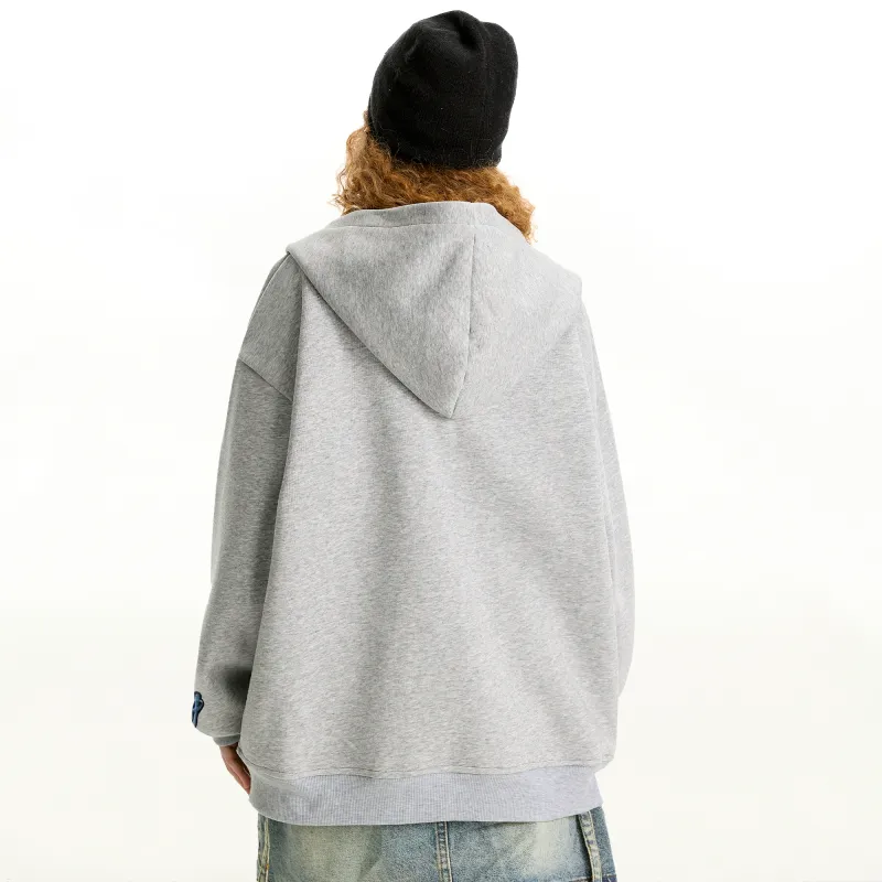 PRESSURE Sweatshirt Unisex White Heather Gray-2