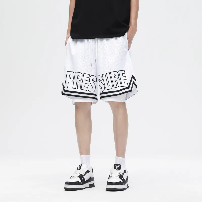 PRESSURE Casual Shorts Unisex-8