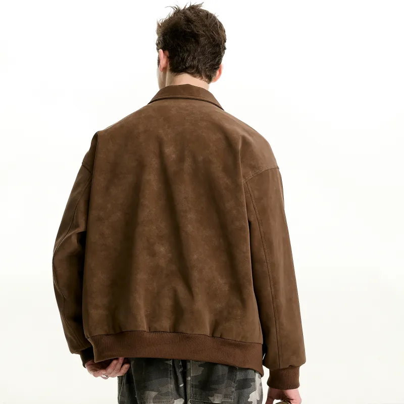 PRESSURE Leather Jacket Coat Unisex-16